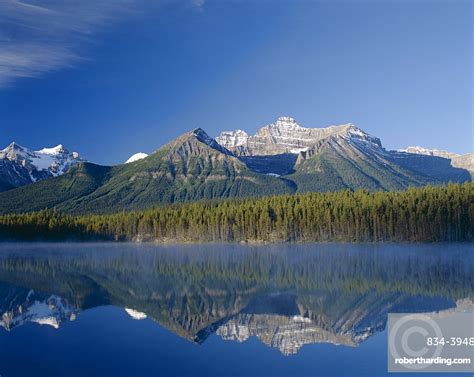 Herbert Lake Banff National Park Stock Photo