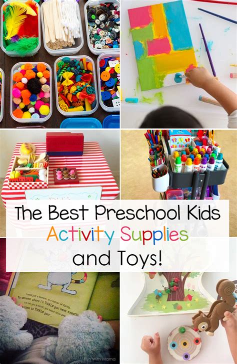 Best Preschool Supplies And Toys Fun With Mama