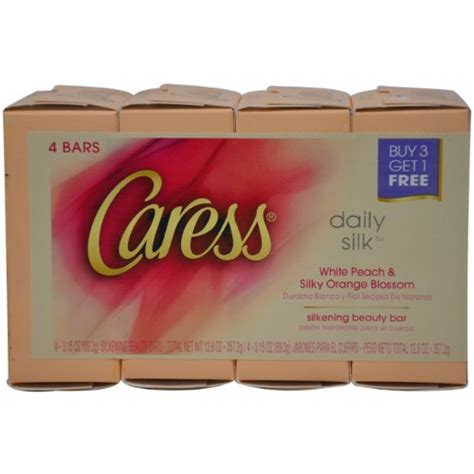 Caress Daily Silk Silkening Beauty Bar Unisex Soap 4