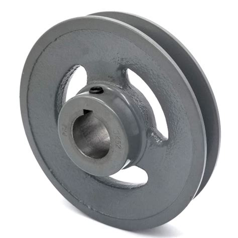V Groove Drive Pulley 5 Dia 1 Bore Cast Iron