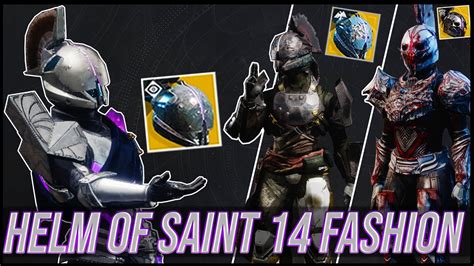 Destiny 2 How To Fashion Helm Of Saint 14 Season Of The Plunder