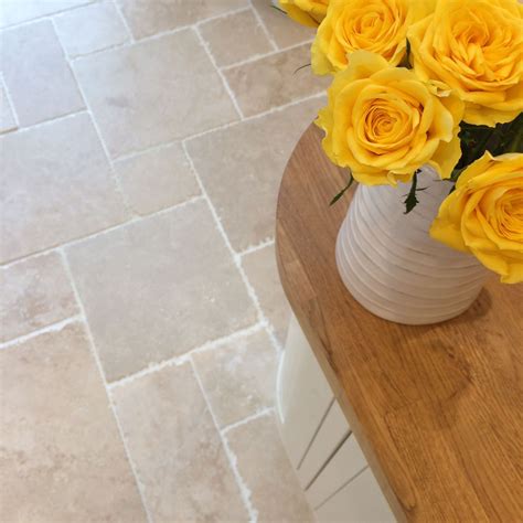 Classic Aegean Brushed Travertine Floor Tiles