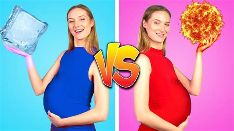 Hot Pregnant Vs Cold Pregnant Funny Pregnancy Situations By Crafty Panda Youtube