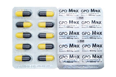 Amoxicillin Capsule 500 Mg Gpo Mox