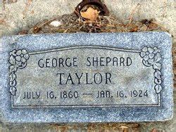 George Shepard Taylor Mémorial Find a Grave