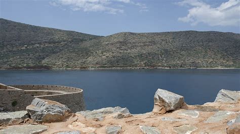 Hd Wallpaper Crete Spinalonga Trip Water Mountain Scenics