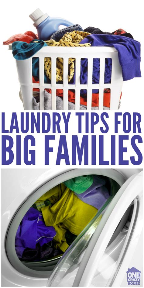sanity saving laundry tips for large families