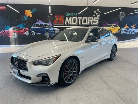 Used Infiniti Q50 Red Sport 400 Awd For Sale With Photos Cargurus