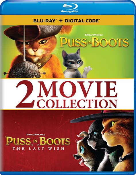 Puss In Boots 2 Movie Collection Blu Ray Dvd Digital Copy