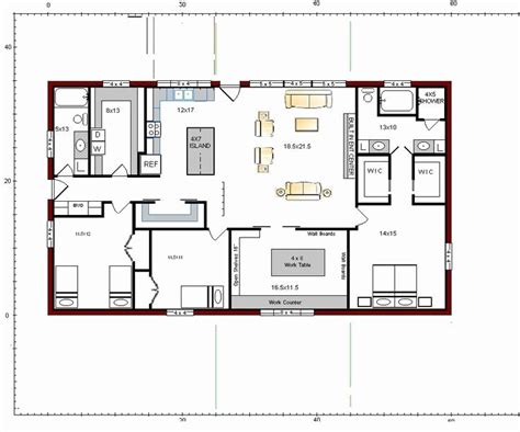Image Result For 70 X 40 Barndominium Floor Plans Metal House Plans