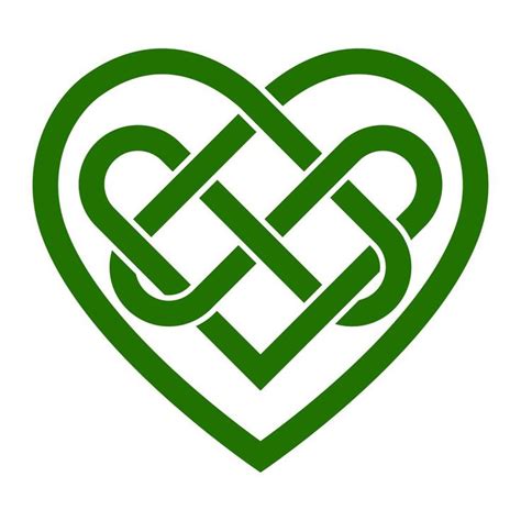 Celtic Knot Heart Vector Illustration Celtic Love Knot Celtic Knot