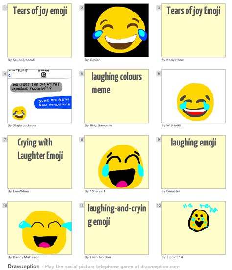 Tears Of Joy Emoji Drawception