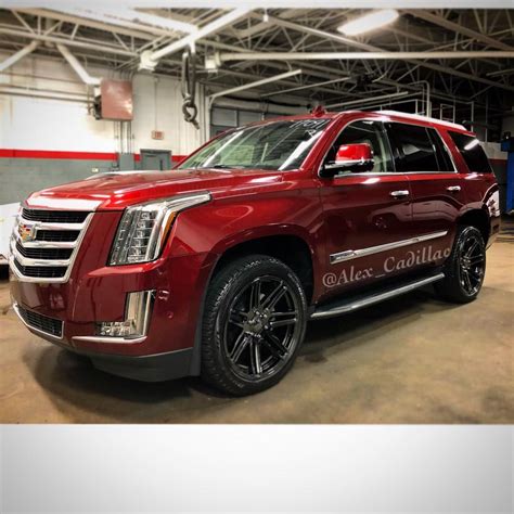 Cruise In Style Custom Red Cadillac Escalade Your Ultimate Ride
