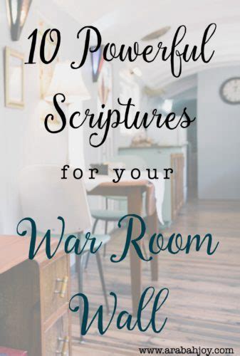 10 Powerful Scriptures With War Room Prayers Free Printable