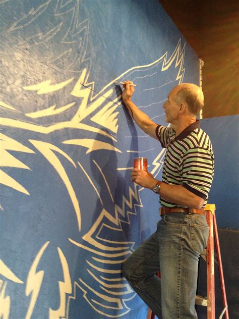 For more ideas and customer inspo, check out our blog post about home gym. Can't Sit Still: Fierce Mural on the Gym Wall