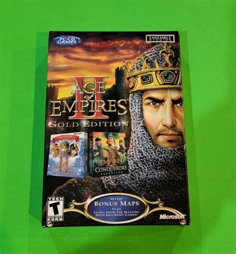 Age Of Empires Ii Gold Edition 20 Pc 2002 For Sale Online Ebay