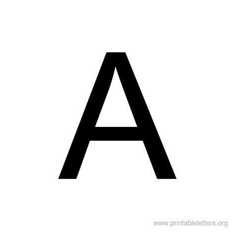 How to use printable alphabet letters. Printable Letters A | Letter A for Kids