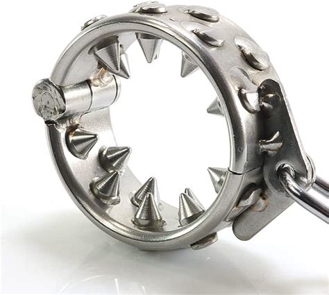 Jixaxe Edelstahl Mit Spikes Penisring Metall Cockringe CBT Hoden