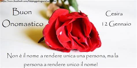 Buon Onomastico Cesira! 12 Gennaio - Cartoline di ...