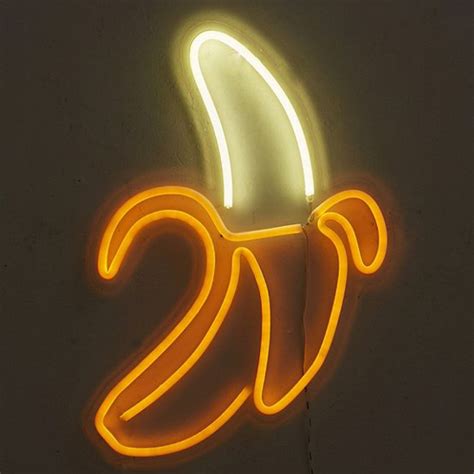 Neon Sign Banana Køb I Areastoredk København Areastoredk