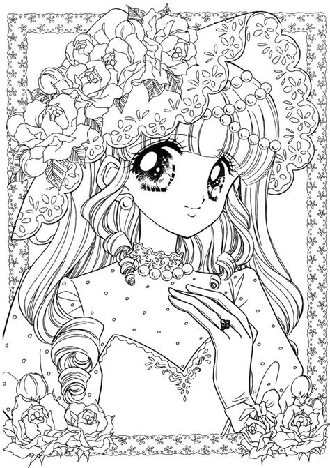 554 Best Shoujo Coloring Images On Pinterest