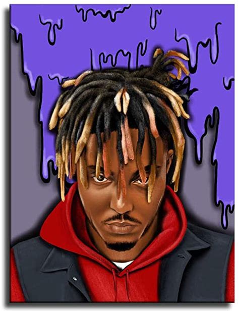 And, as many of the quotes indicated above, once you fall in love with the arts, it's something that will never leave you. Drawing Juice Wrld Cartoon Canvas Art Poster And Wall Art ...