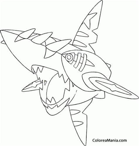 Pokemon Coloring Pages Sharpedo Popular Ideas