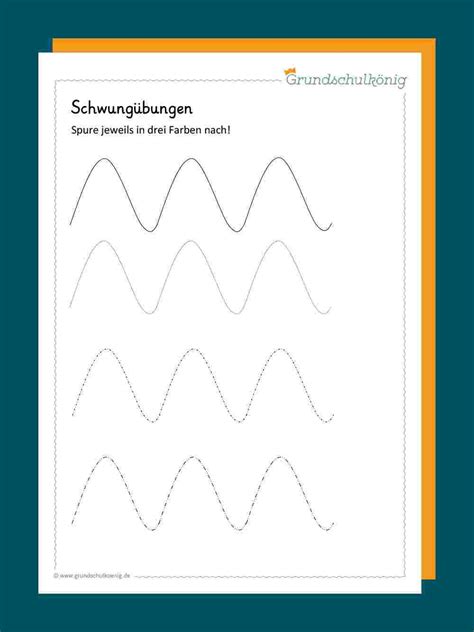 Grundschulkönig klaviertastatur zum ausdrucken / euro und cent : Schwungübungen | Schwungübungen, Arbeitsblätter zum ...