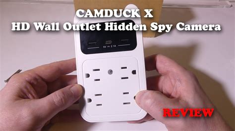 Camduck X Hd Wall Outlet Hidden Spy Camera Review Youtube
