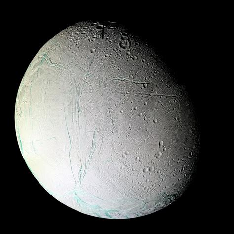 Saturn S Moon Enceladus Photograph By Nasa Jpl Ssi Science Photo Library Pixels