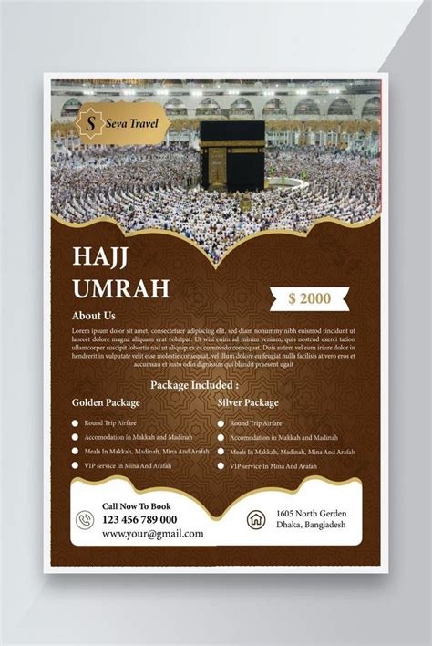 Umrah Hajj Flyer Template Ai Free Download Pikbest