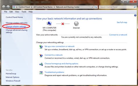 The network password is the password that you use to logon to our domain from your windows 7 computer. Enable and Disable Network Adapters in Windows 7