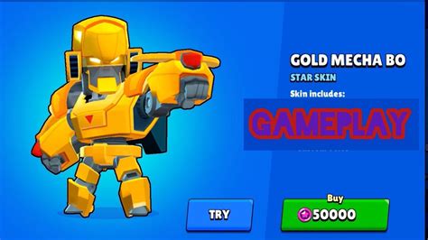 He has fairly high health, moderately high damage, and great utility. GOLD MECHA BO unbelievable gameplay ( Brawl Stars ) - YouTube