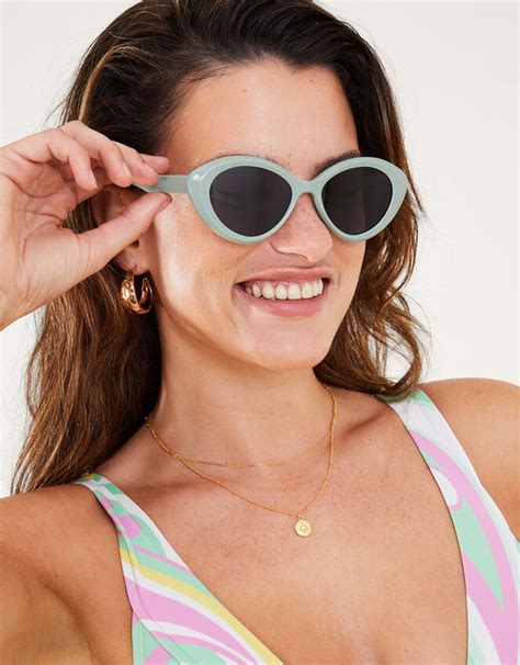 Curved Oval Sunglasses Sunglasses Accessorize Uk