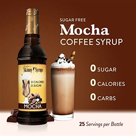 Jordan S Skinny Syrups Mocha Coffee Syrup Sugar Free Ounces