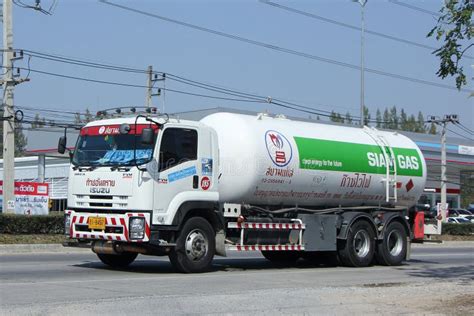 Siam Gas Company Tank Truck Imagem De Stock Editorial Imagem De