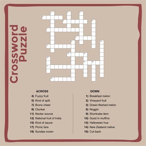 Free Printable Crossword Puzzles For Seniors W O R D P U