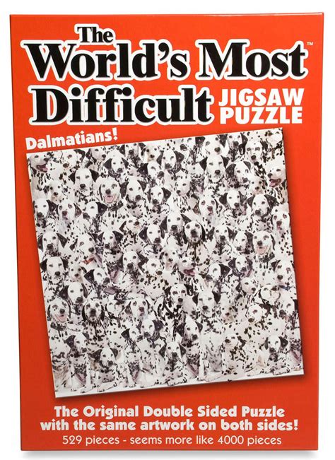 Worlds Most Difficult Jigsaw Puzzle Dalmatians 529 Pieces Pdk