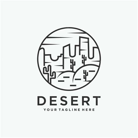 Premium Vector Desert Logo Design Template