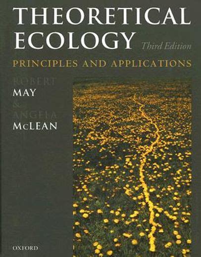 Libro Theoretical Ecologyprinciples And Applications Robert M Edt