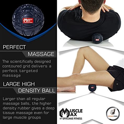 Muscle Max Massage Ball Therapy Ball For Trigger Point Massage Deep Tissue Massager For