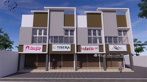 Ruko Modern Minimalis Di Madiun MultiDesain Arsitek