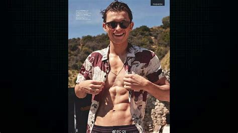 hot tom holland abs youtube