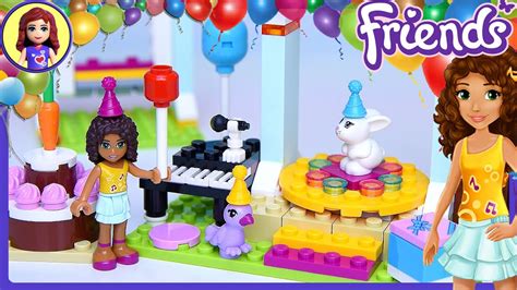 Lego Friends Birthday Party Build Review Play Kids Toys Youtube