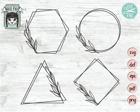 Download Leaf Frame SVG file, Monogram Frame, Leaf Border SVG ...