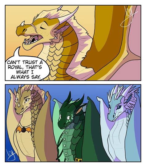 Cant Trust A Royal By Icyclaw09 On Deviantart Wings Of Fire Dragons Wings Of Fire Fire Art
