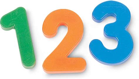 Jumbo Magnetic Numbers 36 Pc Fun Stuff Toys