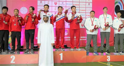 10m running target mixed men team asian shooting confederation