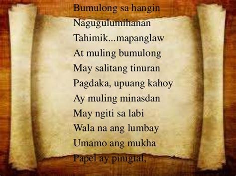 Makatang Pinoy Tagalog Poems Kahulugan Ng Pasko Gambaran