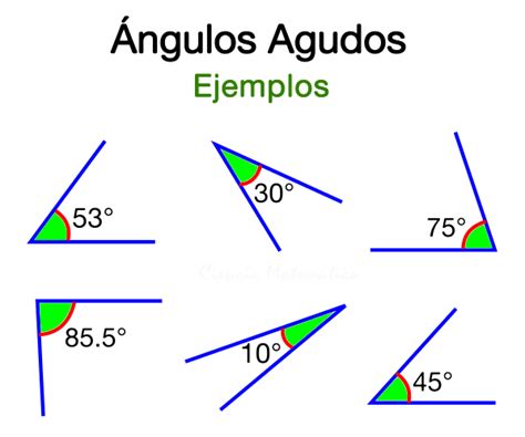 Tipos De ángulos Clasificación Ejemplos Y Diferencias Diferenciando